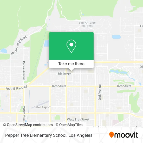 Pepper Tree Elementary School map