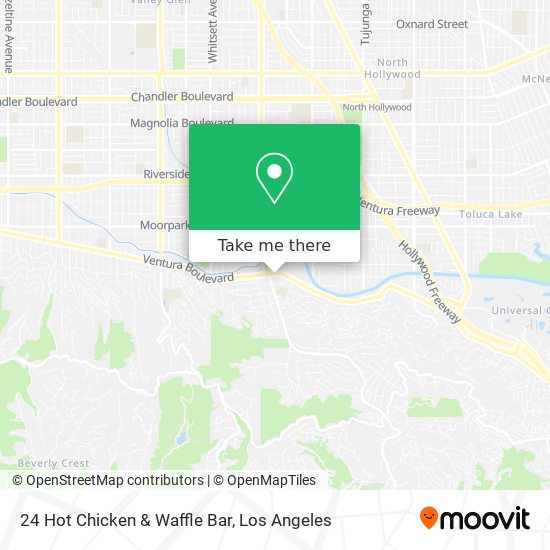 24 Hot Chicken & Waffle Bar map