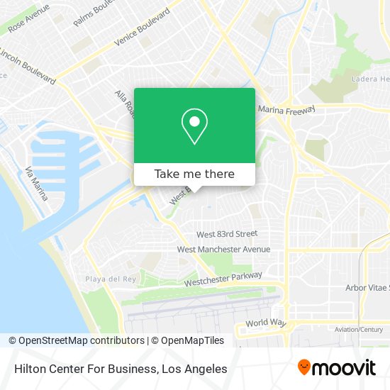 Mapa de Hilton Center For Business