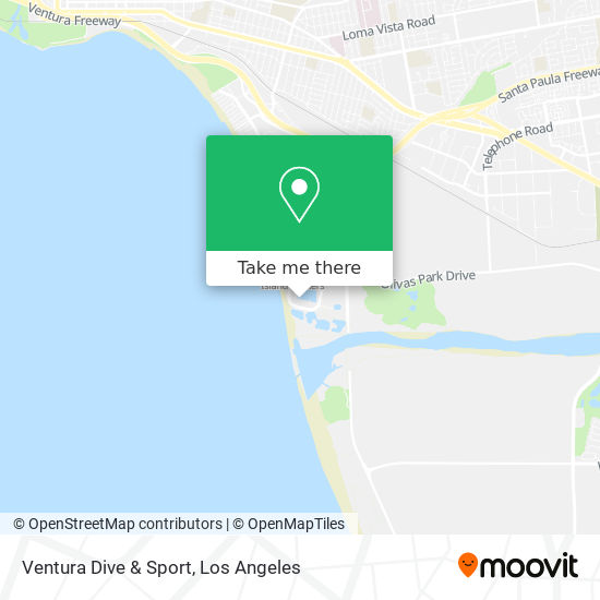 Ventura Dive & Sport map