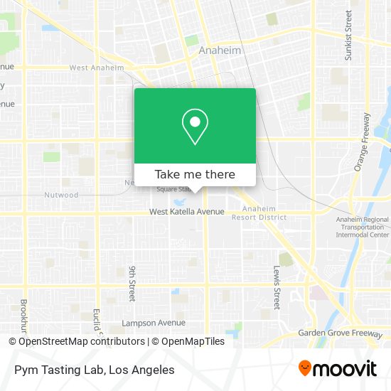 Pym Tasting Lab map