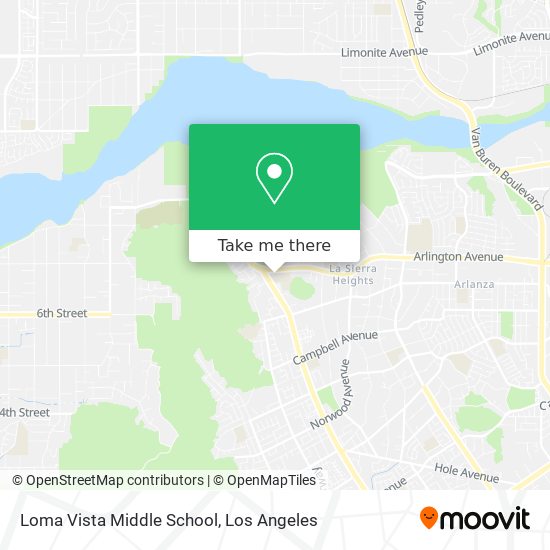 Mapa de Loma Vista Middle School