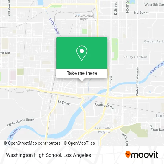 Washington High School map
