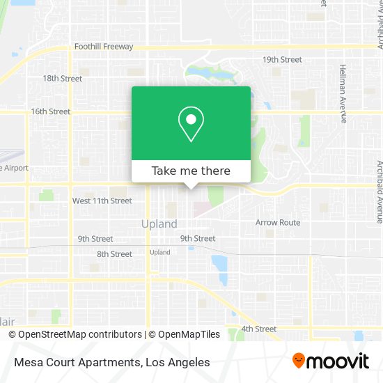 Mesa Court Apartments map
