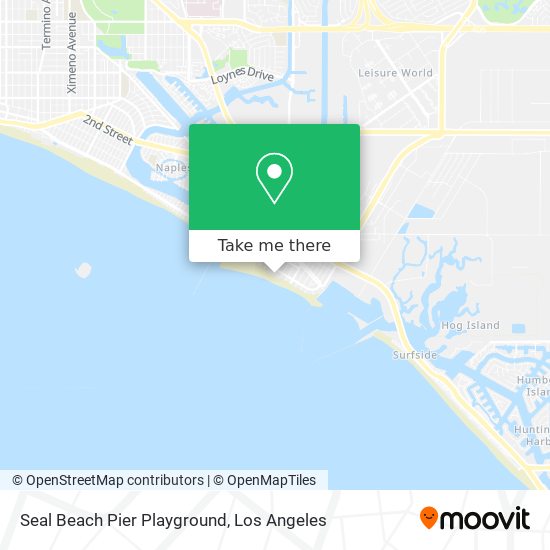 Seal Beach Pier Playground map