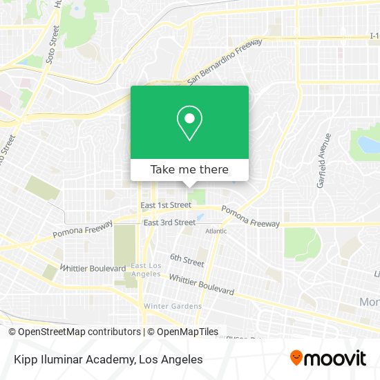 Kipp Iluminar Academy map