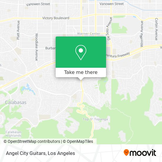 Angel City Guitars map