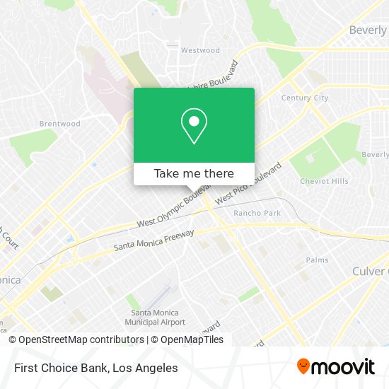 First Choice Bank map