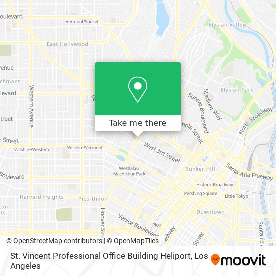 St. Vincent Professional Office Building Heliport map