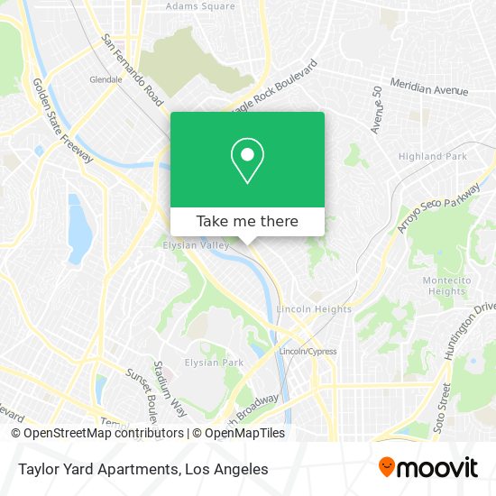 Mapa de Taylor Yard Apartments