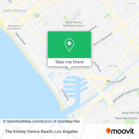 The Kinney Venice Beach map
