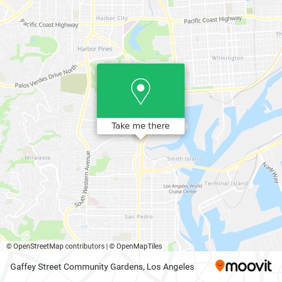 Mapa de Gaffey Street Community Gardens