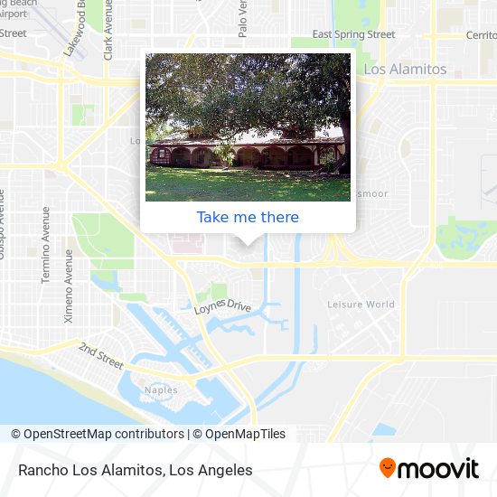 Rancho Los Alamitos map