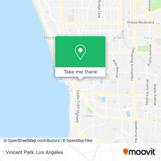 Mapa de Vincent Park