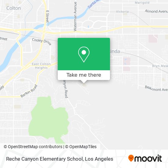 Mapa de Reche Canyon Elementary School