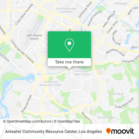 Anteater Community Resource Center map