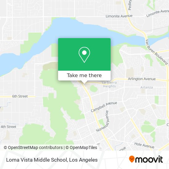 Loma Vista Middle School map