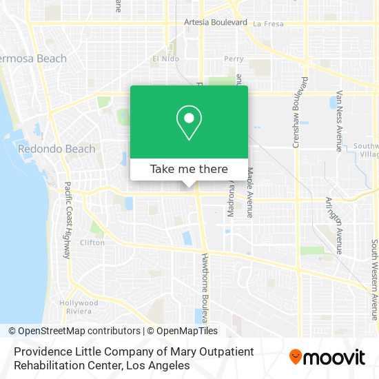 Mapa de Providence Little Company of Mary Outpatient Rehabilitation Center