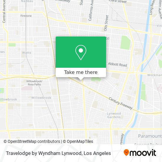 Mapa de Travelodge by Wyndham Lynwood