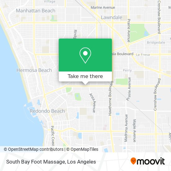 Mapa de South Bay Foot Massage