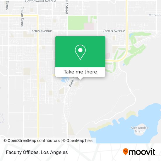 Faculty Offices map