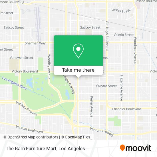 The Barn Furniture Mart map