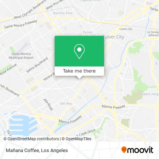 Mapa de Mañana Coffee