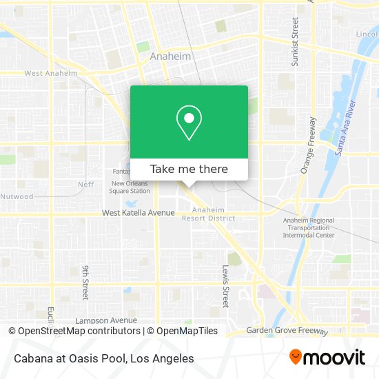Mapa de Cabana at Oasis Pool