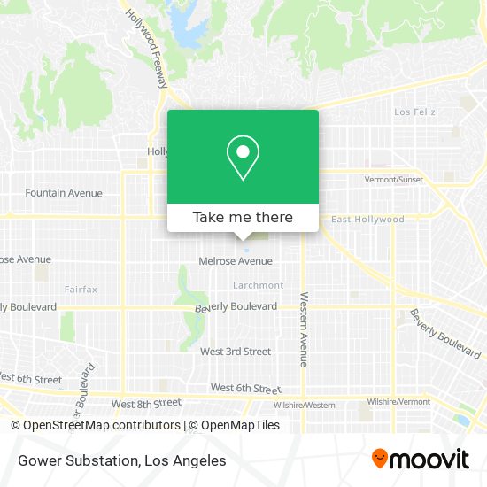 Mapa de Gower Substation