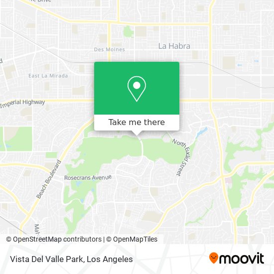 Vista Del Valle Park map