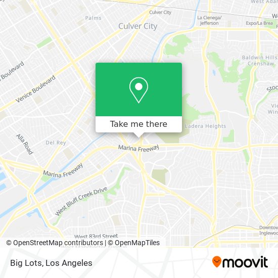 Mapa de Big Lots