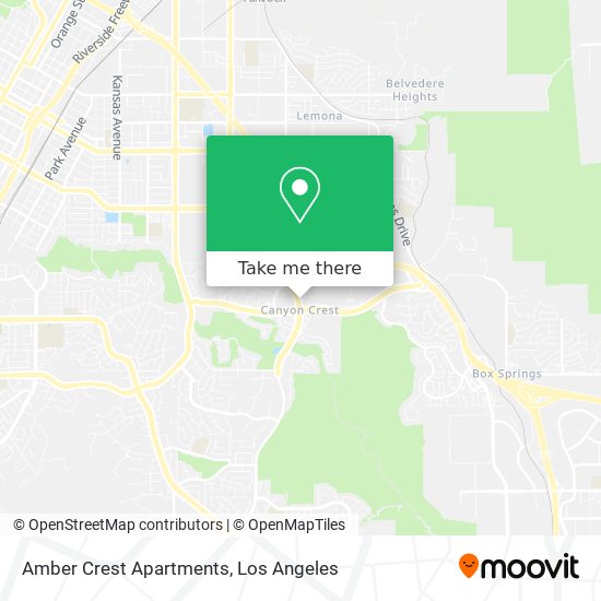 Amber Crest Apartments map
