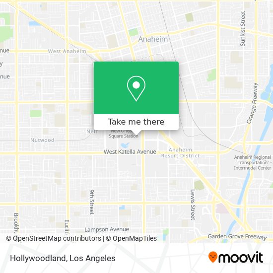 Mapa de Hollywoodland