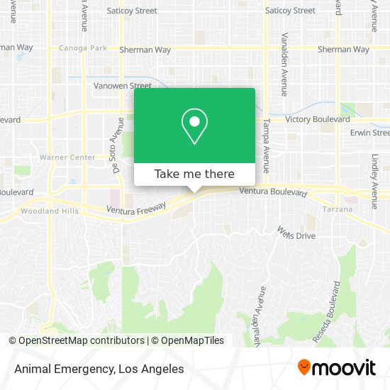 Animal Emergency map