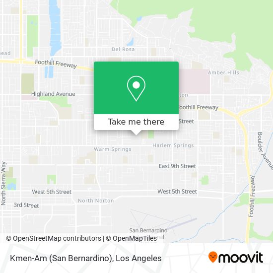Mapa de Kmen-Am (San Bernardino)
