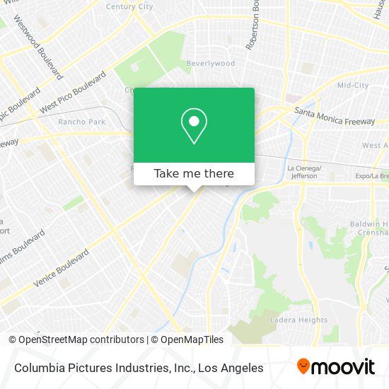 Columbia Pictures Industries, Inc. map