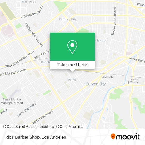 Mapa de Rios Barber Shop
