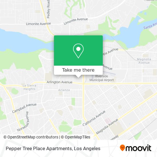 Pepper Tree Place Apartments map