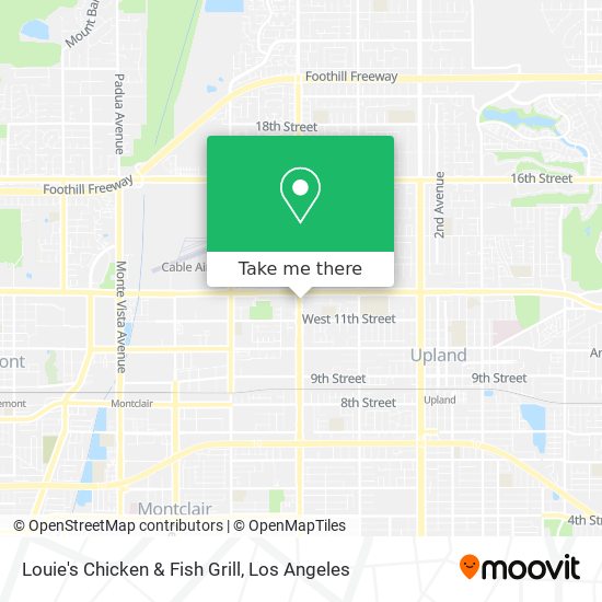 Louie's Chicken & Fish Grill map