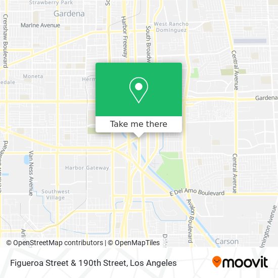 Mapa de Figueroa Street & 190th Street