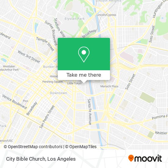 Mapa de City Bible Church