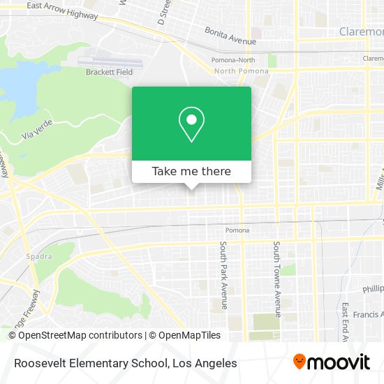 Mapa de Roosevelt Elementary School