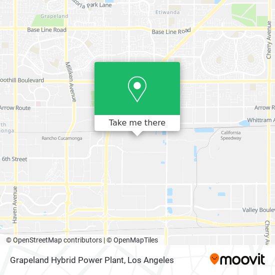 Grapeland Hybrid Power Plant map