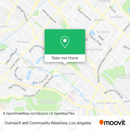 Mapa de Outreach and Community Relations