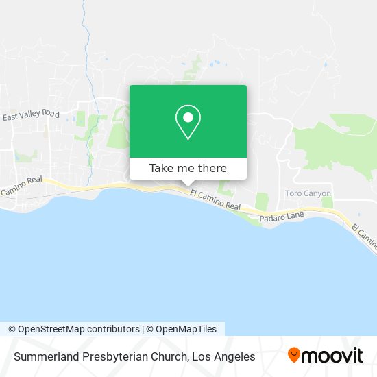 Summerland Presbyterian Church map