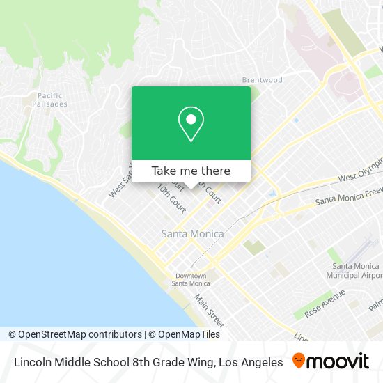 Lincoln Middle School 8th Grade Wing map