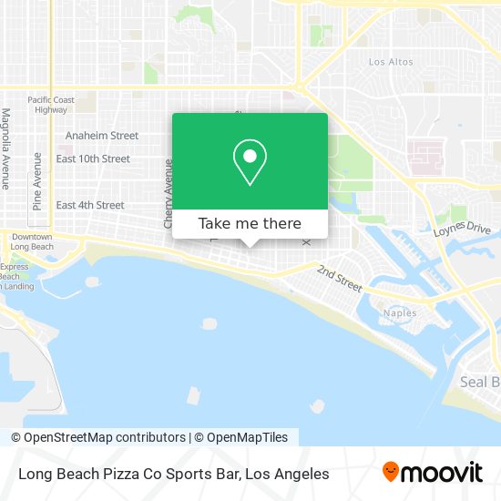 Mapa de Long Beach Pizza Co Sports Bar