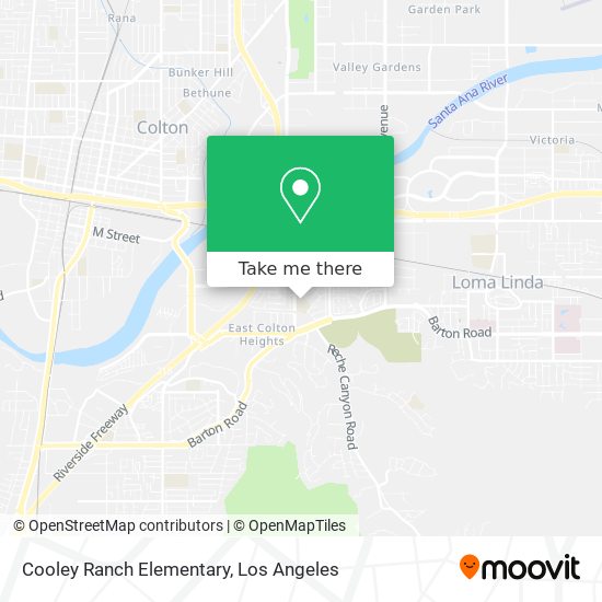 Mapa de Cooley Ranch Elementary