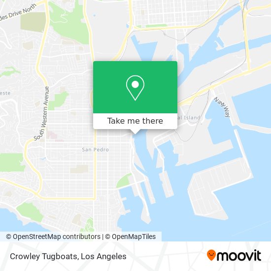 Crowley Tugboats map