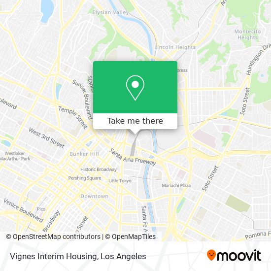 Vignes Interim Housing map